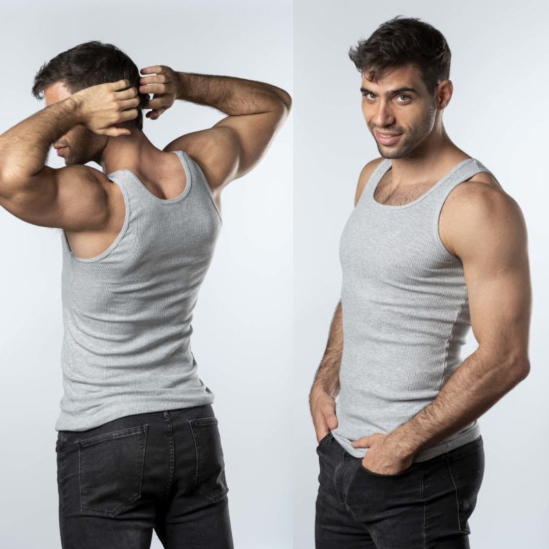 xr:d:DAFvAte6G5k:4,j:663558576937610841,t:23092018 CAMISETA MALLA MELANGE T46 ELIFEC ART 1127 - Imagen 1